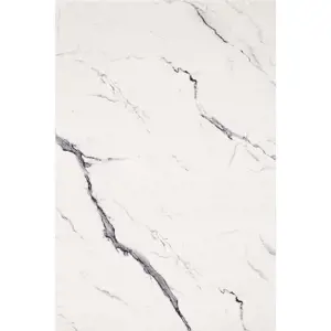 Krémový vlněný koberec 133x180 cm Marble – Agnella