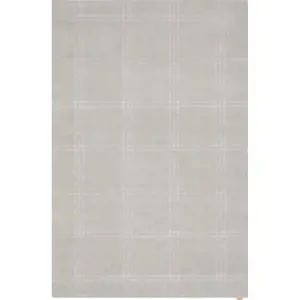 Krémový vlněný koberec 133x190 cm Calisia M Grid Prime – Agnella