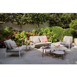 Produkt Krémový zahradní lounge set pro 4 Ray – Diphano