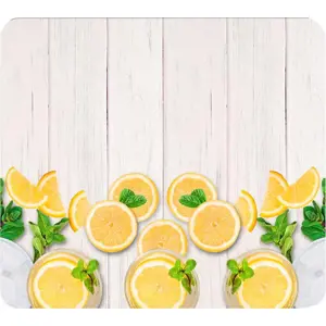 Kryt na zeď u sporáku z tvrzeného skla 50x56 cm Lemons – Wenko