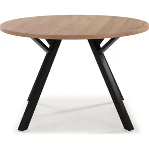 Produkt Kulatý jídelní stůl v dekoru dubu ø 120 cm Beni - Marckeric