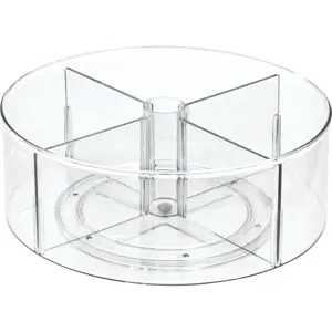 Produkt Kulatý transparentní úložný box iDesign The Home Edit, ⌀ 29 cm