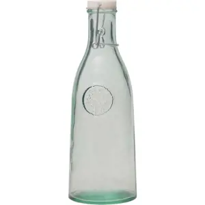 Láhev s uzávěrem z recyklovaného skla Ego Dekor Authentic, 1 l