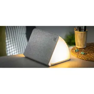 Produkt LED stolní lampa s textilním stínidlem (výška 2,5 cm) Booklight – Gingko