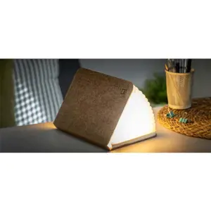 Produkt LED stolní lampa s textilním stínidlem (výška 2,5 cm) – Gingko