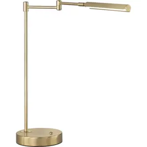 Produkt LED stolní lampa ve zlaté barvě s kovovým stínidlem (výška 49 cm) Nami – Fischer & Honsel