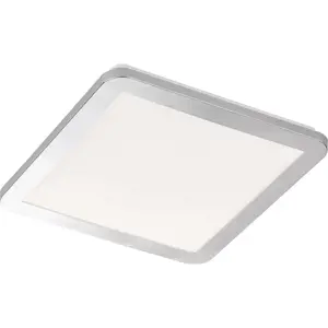 LED stropní svítidlo ve stříbrné barvě 30x30 cm Gotland – Fischer & Honsel