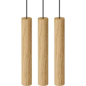 Produkt LED závěsné svítidlo s dřevěným stínidlem ø 3 cm Chimes – UMAGE