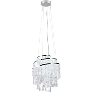 Produkt LED závěsné svítidlo ve stříbrné barvě ø 48 cm Pomp – Trio