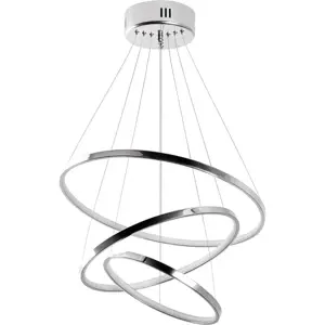 Produkt LED závěsné svítidlo ve stříbrné barvě ø 50 cm Simit – Opviq lights