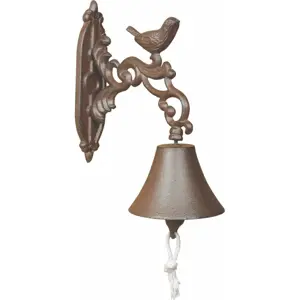 Produkt Litinový nástěnný zvon v dárkovém balení Esschert Design Birdy