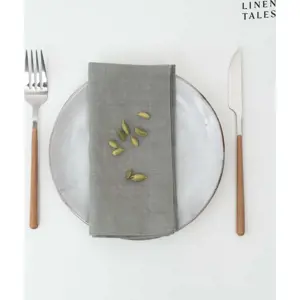 Produkt Lněné ubrousky v sadě 2 ks Khaki – Linen Tales