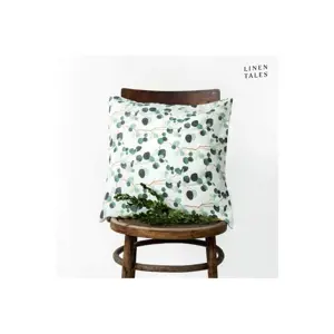 Produkt Lněný povlak na polštář 40x40 cm Eucalyptus – Linen Tales