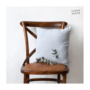 Lněný povlak na polštář 50x50 cm Light Grey – Linen Tales