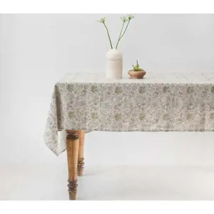 Lněný ubrus 160x160 cm Botany 2 Lightweight – Linen Tales