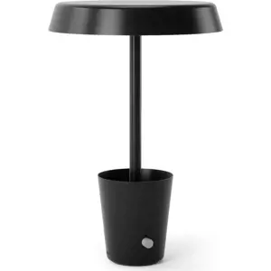 Matně černá LED stolní lampa (výška 31 cm) Cup – Umbra