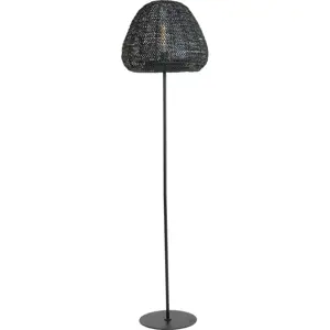 Produkt Matně černá stojací lampa (výška 162 cm) Finou – Light & Living