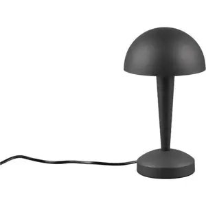 Matně černá stolní lampa (výška 26 cm) Canaria – Trio