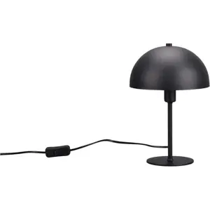 Matně černá stolní lampa (výška 30 cm) Nola – Trio