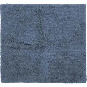 Modrá bavlněná koupelnová předložka Tiseco Home Studio Luca, 60 x 60 cm