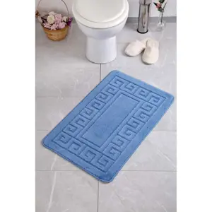 Produkt Modrá koupelnová předložka 50x70 cm Ethnic – Foutastic