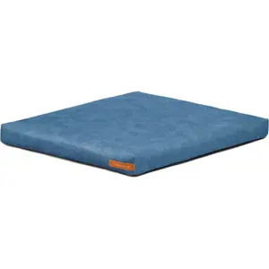 Modrá matrace pro psa z Eko kůže 50x60 cm SoftPET Eco M – Rexproduct