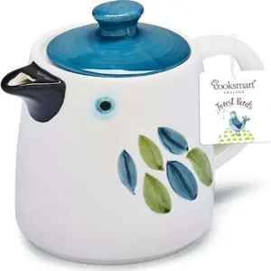 Produkt Modro-bílá keramická konvice na čaj Forest Birds – Cooksmart ®