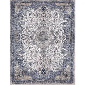 Produkt Modro-krémový pratelný bavlněný koberec 80x150 cm Oriental – Conceptum Hypnose