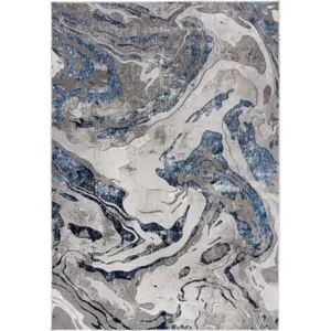 Modro-šedý koberec 160x230 cm Marbled – Flair Rugs