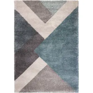 Modro-šedý koberec Flair Rugs Zula, 160 x 230 cm