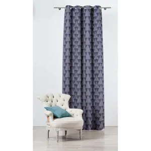 Produkt Modro-šedý závěs 130x260 cm Zatapa – Mendola Fabrics