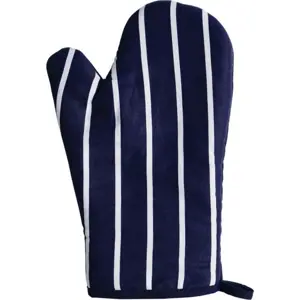 Modrobílá chňapka Premier Housewares Butcher Stripe Oven Glove