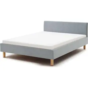 Produkt Modrošedá čalouněná dvoulůžková postel 140x200 cm Lena – Meise Möbel