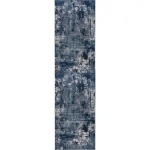 Modrý běhoun 80x300 cm Cocktail Wonderlust – Flair Rugs