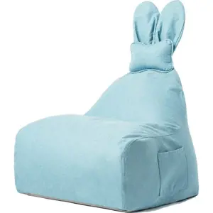 Produkt Modrý dětský sedací vak The Brooklyn Kids Funny Bunny