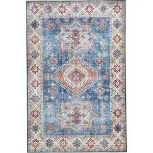 Modrý koberec 170x120 cm Topaz - Think Rugs