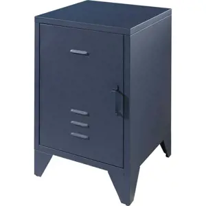 Produkt Modrý kovový dětský noční stolek BRONXX – Vipack