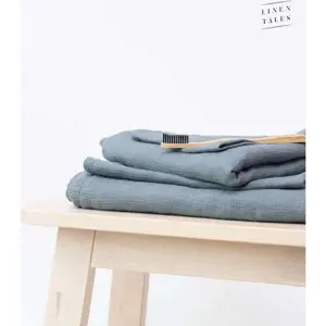Produkt Modrý lněný ručník 125x75 cm - Linen Tales
