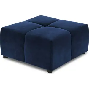 Produkt Modrý sametový modul pohovky Rome Velvet - Cosmopolitan Design