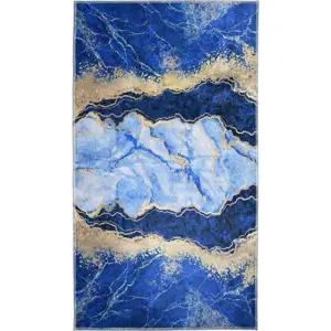 Produkt Modrý/ve zlaté barvě koberec 230x160 cm - Vitaus