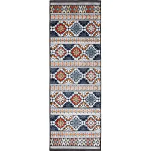 Modrý venkovní koberec běhoun 230x80 cm Aster - Flair Rugs