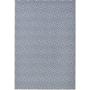Produkt Modrý venkovní koberec NORTHRUGS Karo, 160 x 230 cm