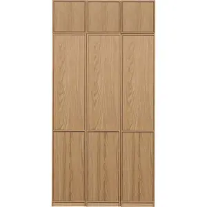 Produkt Modulární knihovna v dekoru dubu v přírodní barvě 120x243 cm Modulair – vtwonen