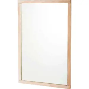 Produkt Nástěnné zrcadlo s dřevěným rámem 60x90 cm Lodur – Rowico