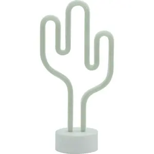 Neonová světelná dekorace v mentolové barvě Cactus – Hilight