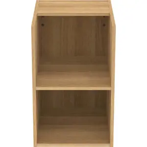 Produkt Nízká závěsná koupelnová skříňka v dekoru dubu v přírodní barvě 40x63 cm i.Life B – Ideal Standard