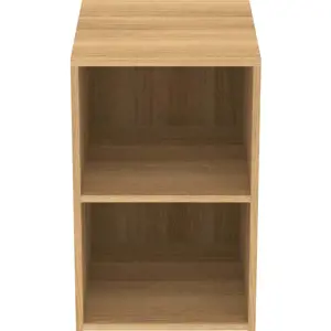 Produkt Nízká závěsná koupelnová skříňka v dekoru dubu v přírodní barvě 40x63 cm i.Life B – Ideal Standard