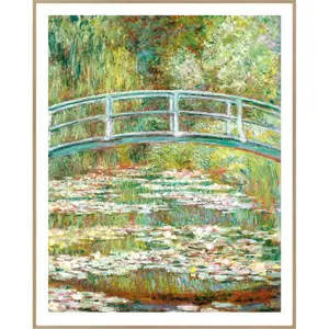 Obraz 40x50 cm Monet: Japanese Footbridge