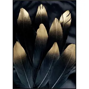 Produkt Obraz 50x70 cm Golden Feather – Malerifabrikken