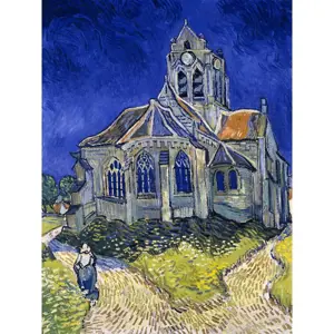 Produkt Obraz - reprodukce 30x40 cm The Church at Auvers, Vincent van Gogh – Fedkolor
